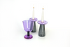Modern Shabbat set, kiddush cup & candle holders- Peace Love Light Shop
