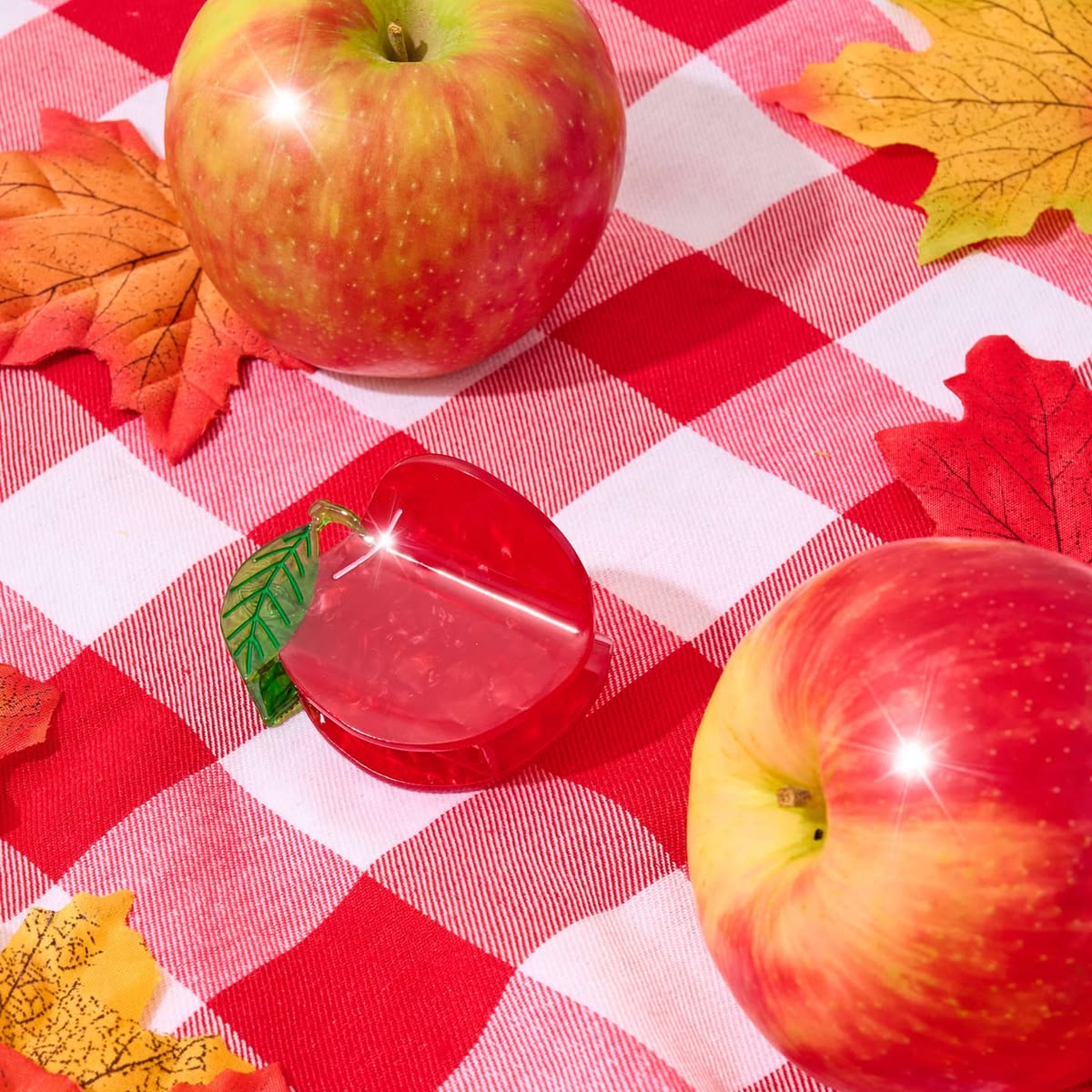 Rosh Hashanah Apple Hair Claw Clip