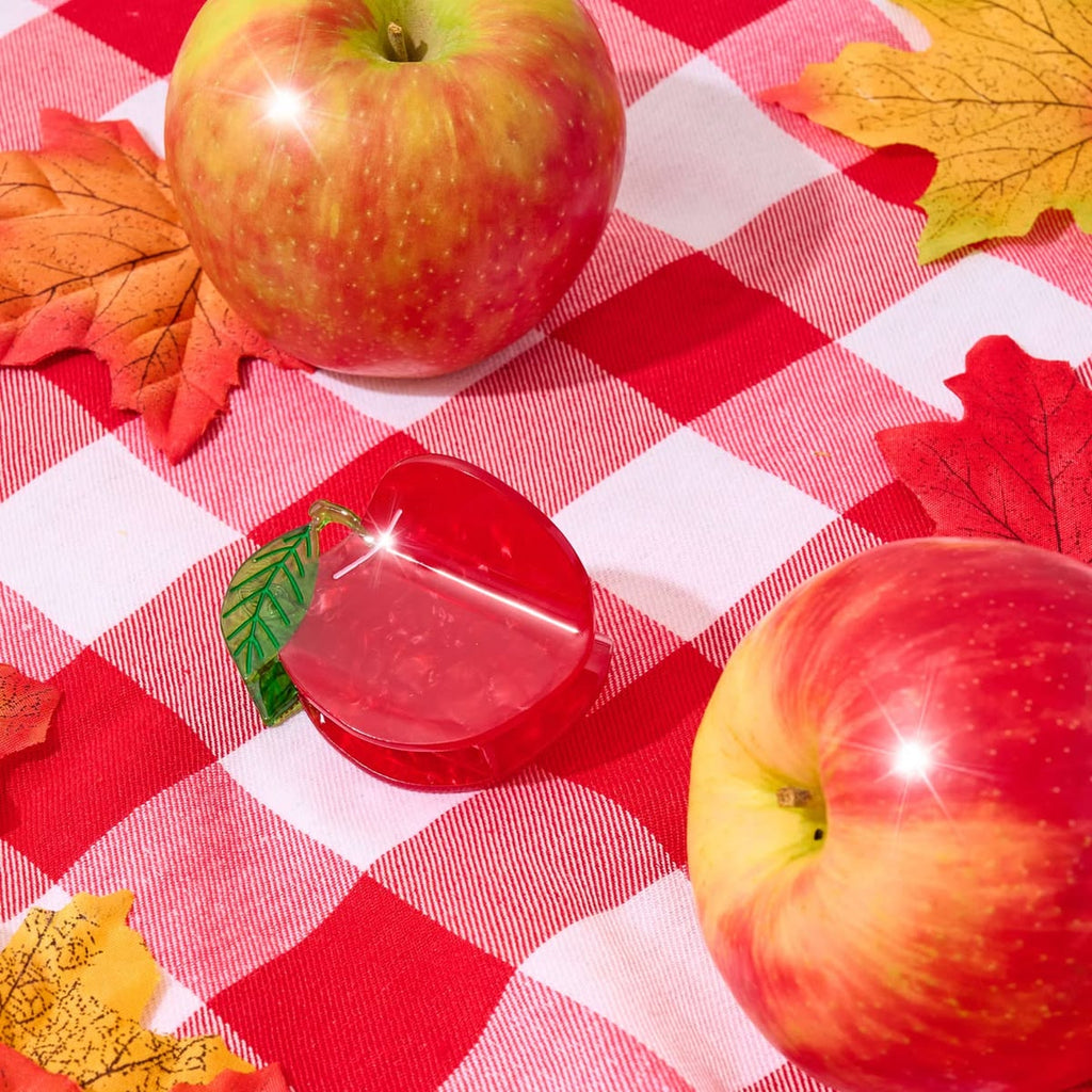 Rosh Hashanah Apple Hair Claw Clip
