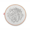 Modern round challah cover- Peace Love Light Shop