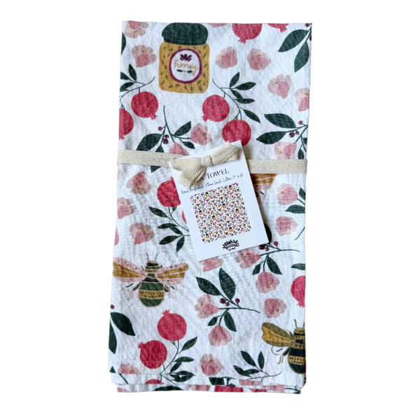 Rosh Hashanah Tea Towel- Peace Love Light Shop