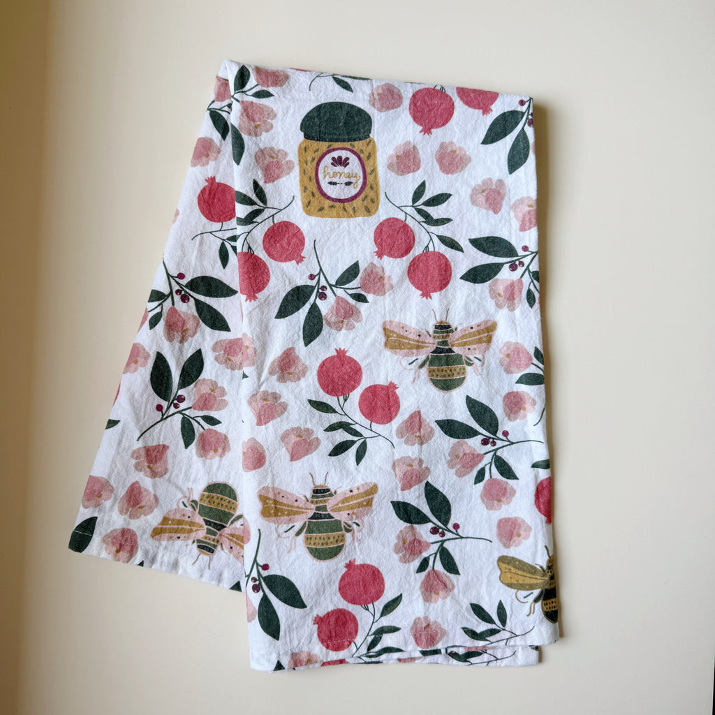 Rosh Hashanah Tea Towel- Peace Love Light Shop