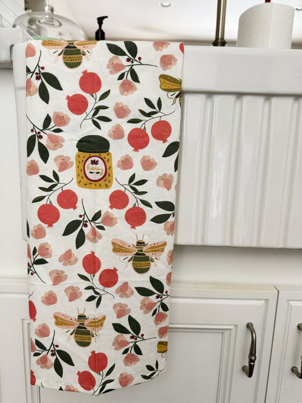 Rosh Hashanah Tea Towel- Peace Love Light Shop