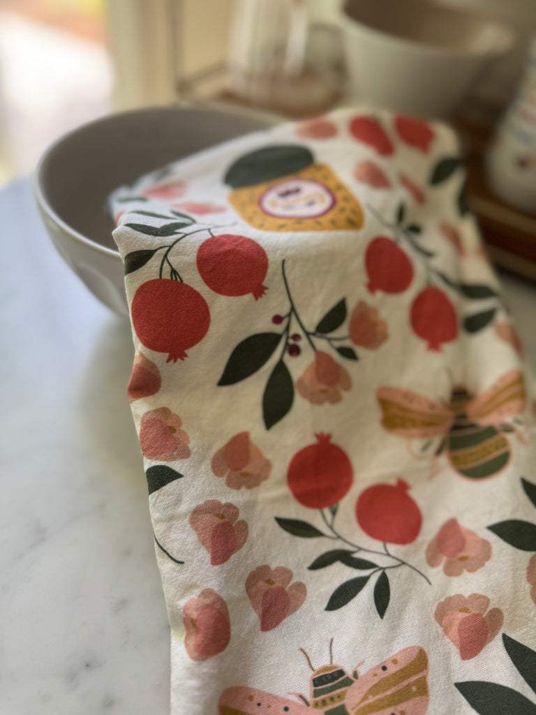 Rosh Hashanah Tea Towel- Peace Love Light Shop