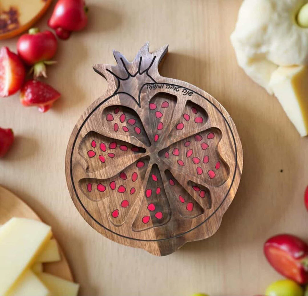 Pomegranate Tray, Rosh Hashanah- Peace Love Light Shop