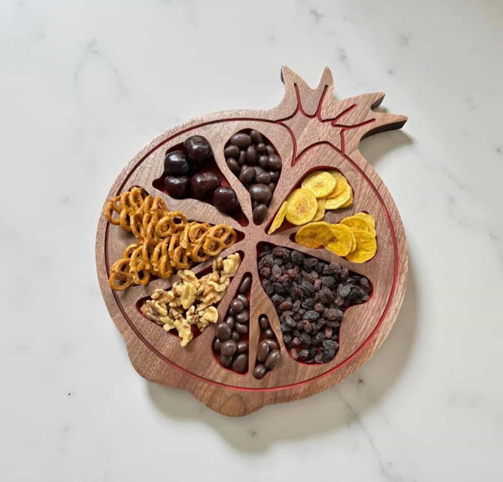 Pomegranate Tray, Rosh Hashanah- Peace Love Light Shop
