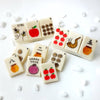 Marzipan Rosh Hashanah Mah Jong Tiles- Peace Love Light Shop