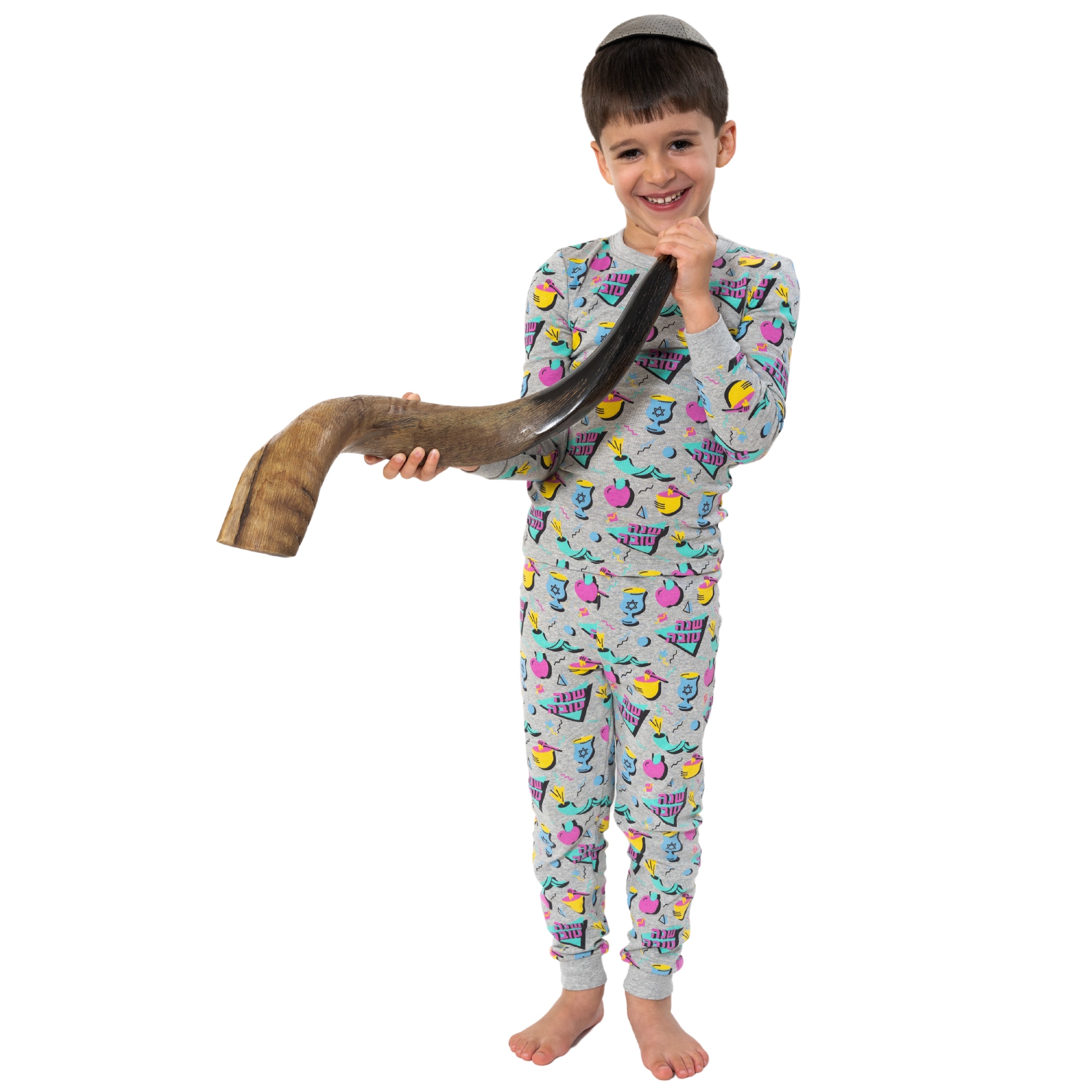 Rosh Hashanah PJ's, Kid, Toddler & Adult Sizes, 80's Retro Design