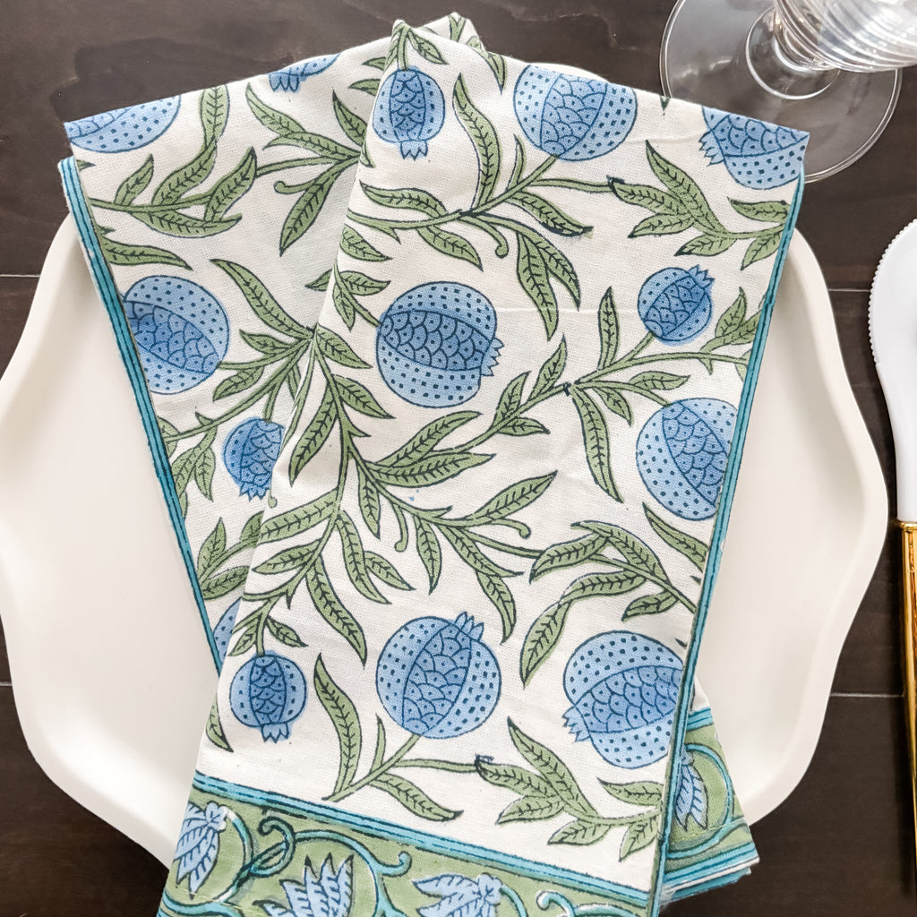 Rosh Hashanah Pomegranate Napkins- Peace Love Light Shop