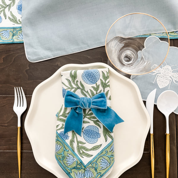 Rosh Hashanah Pomegranate Napkins- Peace Love Light Shop