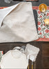 Rosh Hashanah Napkins- Pomegranate Hand Block Printed- Peace Love Light Shop