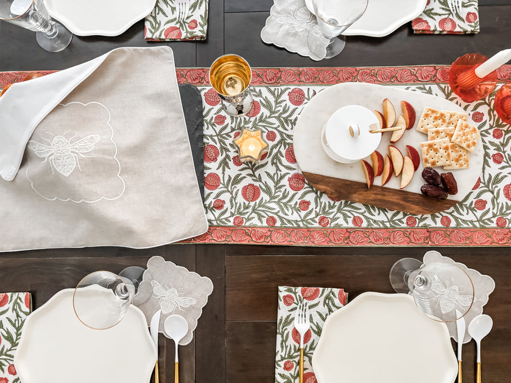 Rosh Hashanah tablescape- Peace Love Light Shop