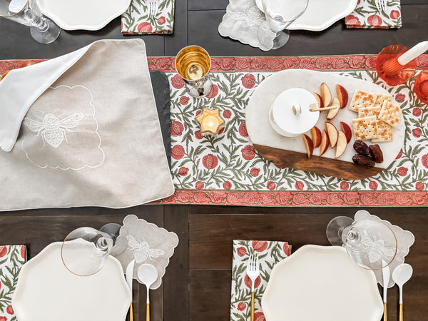 Rosh Hashanah tablescape- Peace Love Light Shop
