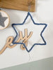 Knitted Star of David, Twinkle Lights- Peace Love Light Shop