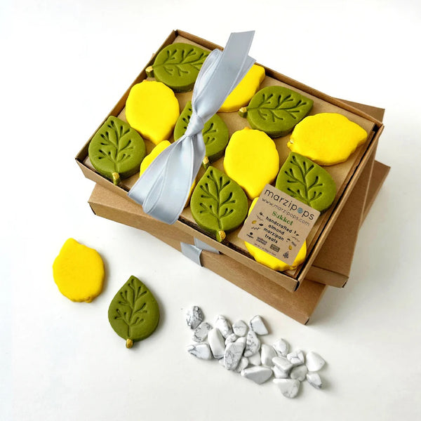 Sukkot Etrog and Leaf Marzipan Collection- Peace Love Light Shop