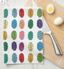 Rainbow Challah Kitchen Tea Towel, Shabbat - Peace Love Light Shop