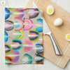 Arielle Zorger Designs Hanukkah Tea Towel- Peace Love Light Shop