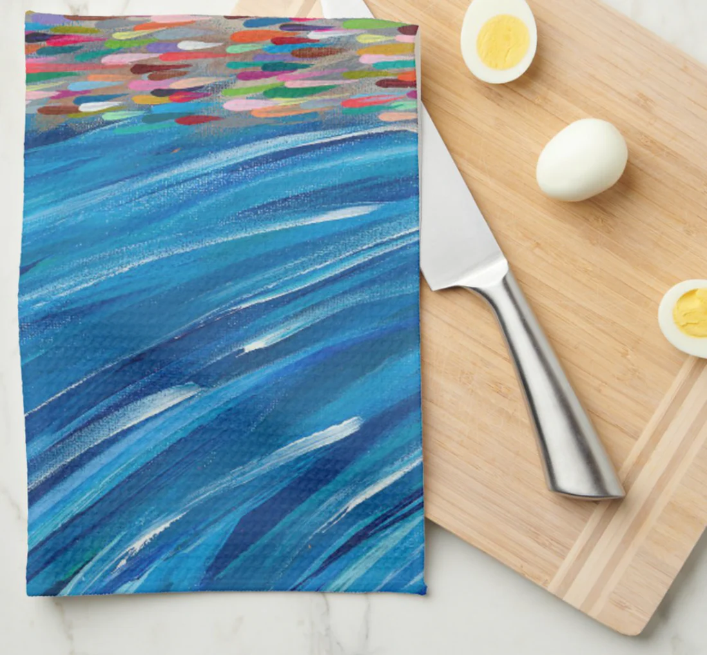 Passover Red Sea Tea Towel- Peace Love Light Shop