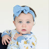 Shiloh & Kate Hanukkah bamboo pajamas- & matching bow- Peace Love Light Shop