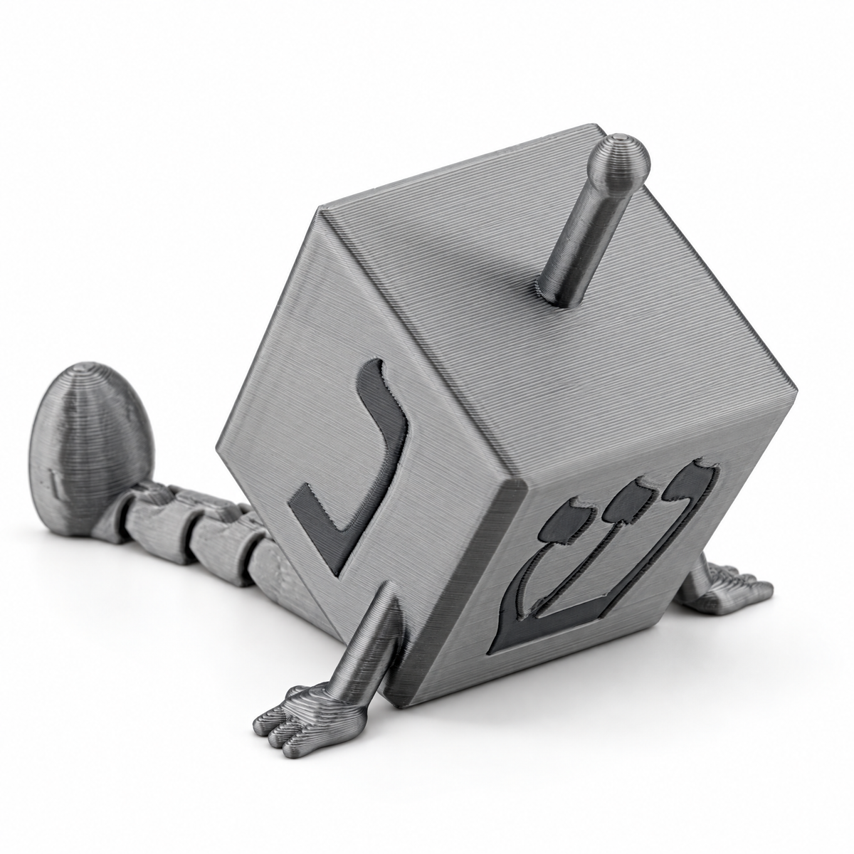 The Dapper Dreidel, Charming Hanukkah Shelf Sitter