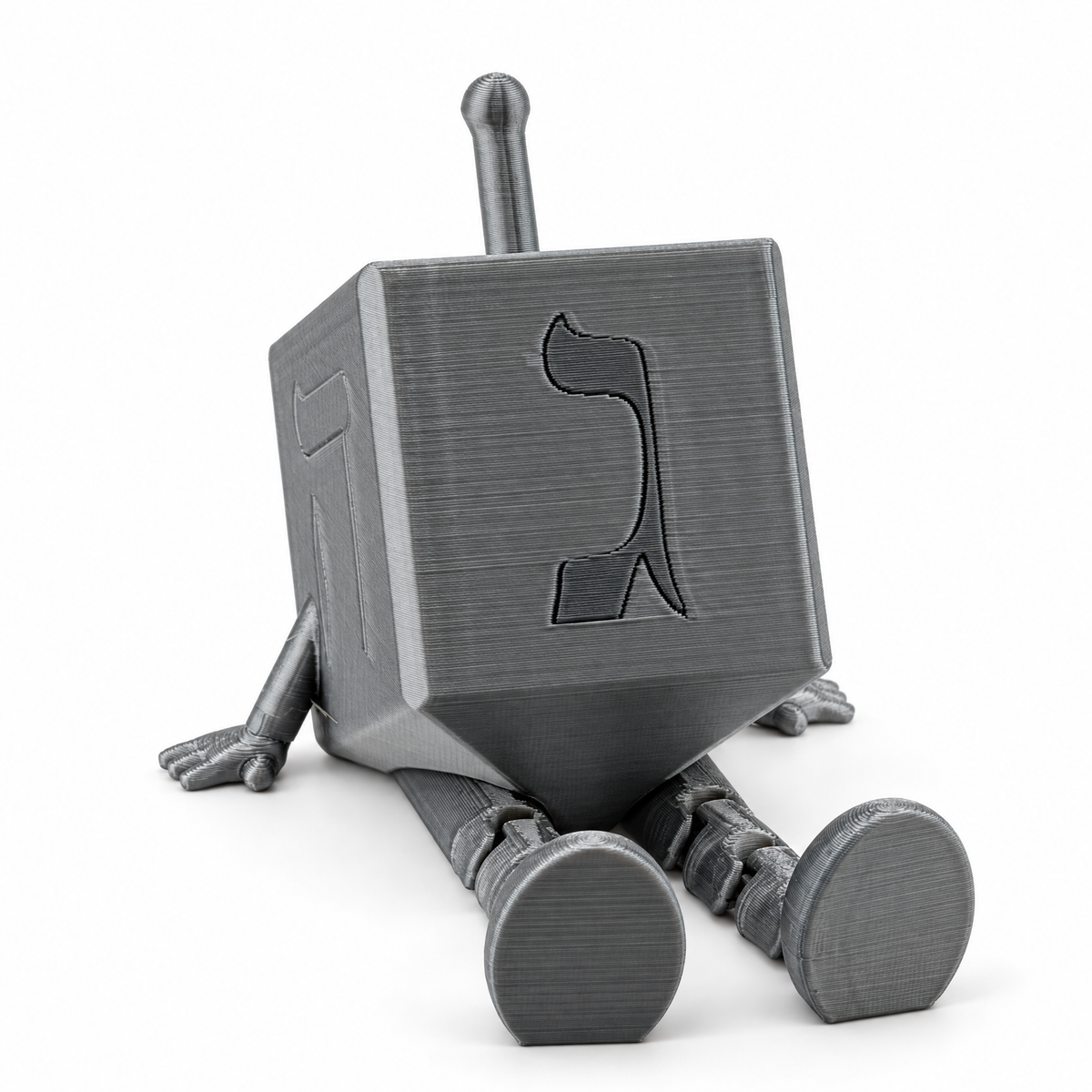The Dapper Dreidel, Charming Hanukkah Shelf Sitter