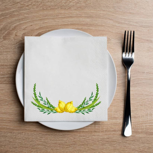 Sukkot napkins- Peace Love Light Shop