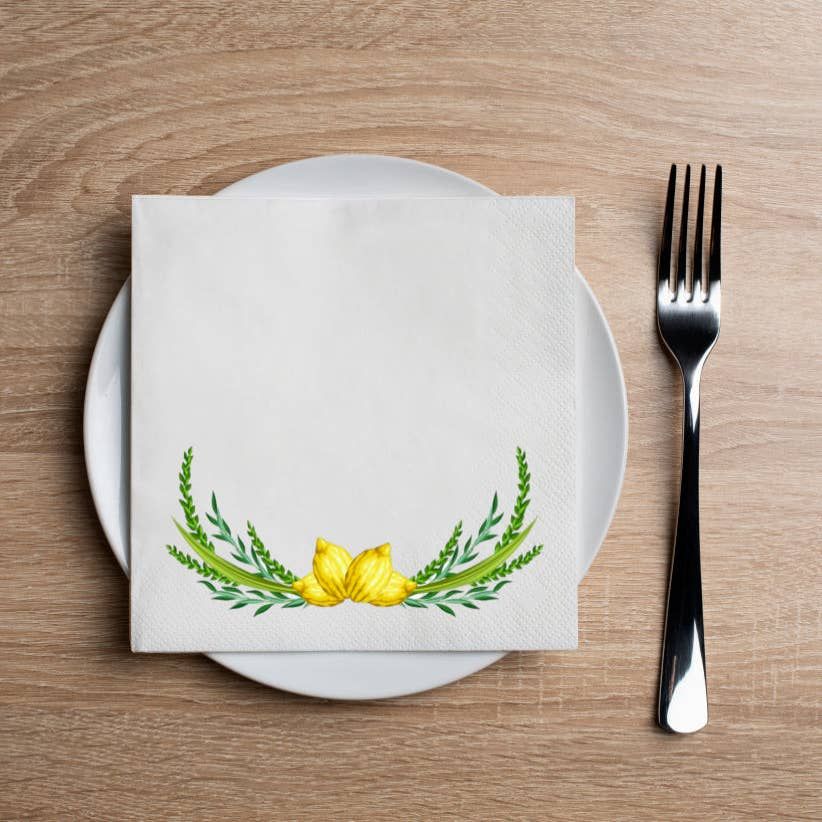 Sukkot napkins- Peace Love Light Shop