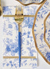 Modern Plastic cutlery, Blue & Gold- Peace Love Light Shop