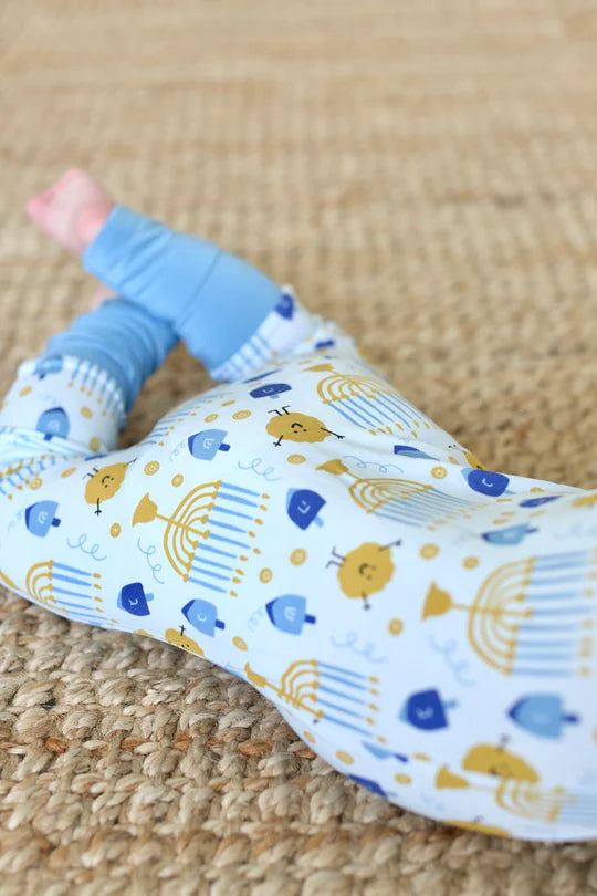 Shiloh & Kate Hanukkah bamboo pajamas- Peace Love Light Shop