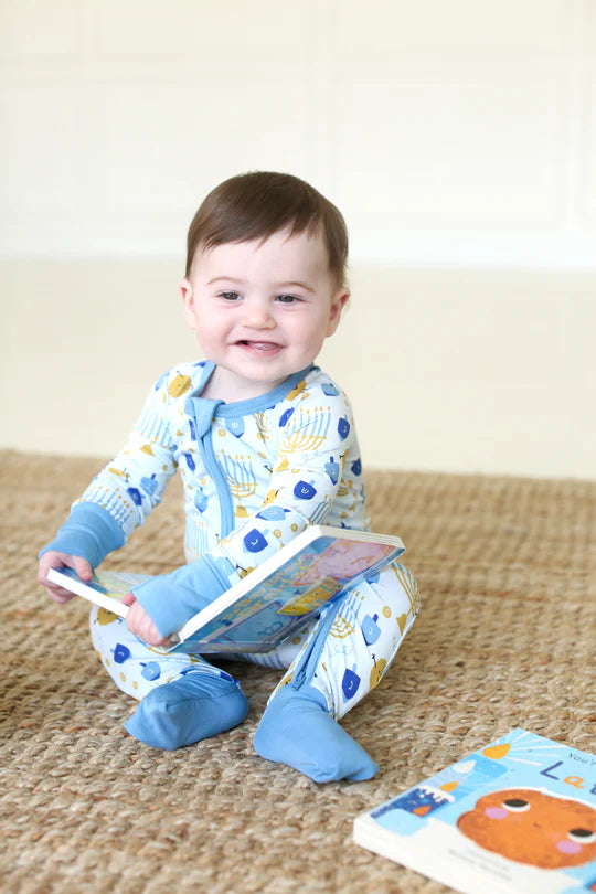 Shiloh & Kate Hanukkah bamboo pajamas- Peace Love Light Shop