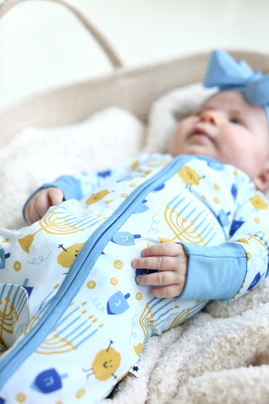 Shiloh & Kate Hanukkah bamboo pajamas- Peace Love Light Shop