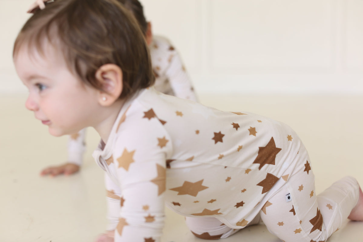 Jewish Baby Pajamas, Hanukkah, Shabbat- Peace Love Light Shop
