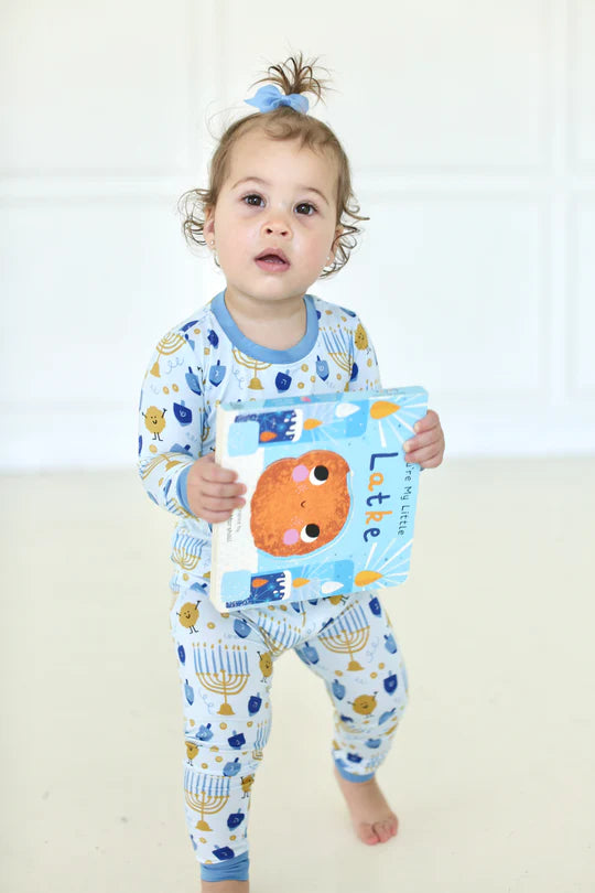 Shiloh & Kate Hanukkah bamboo pajamas- Peace Love Light Shop