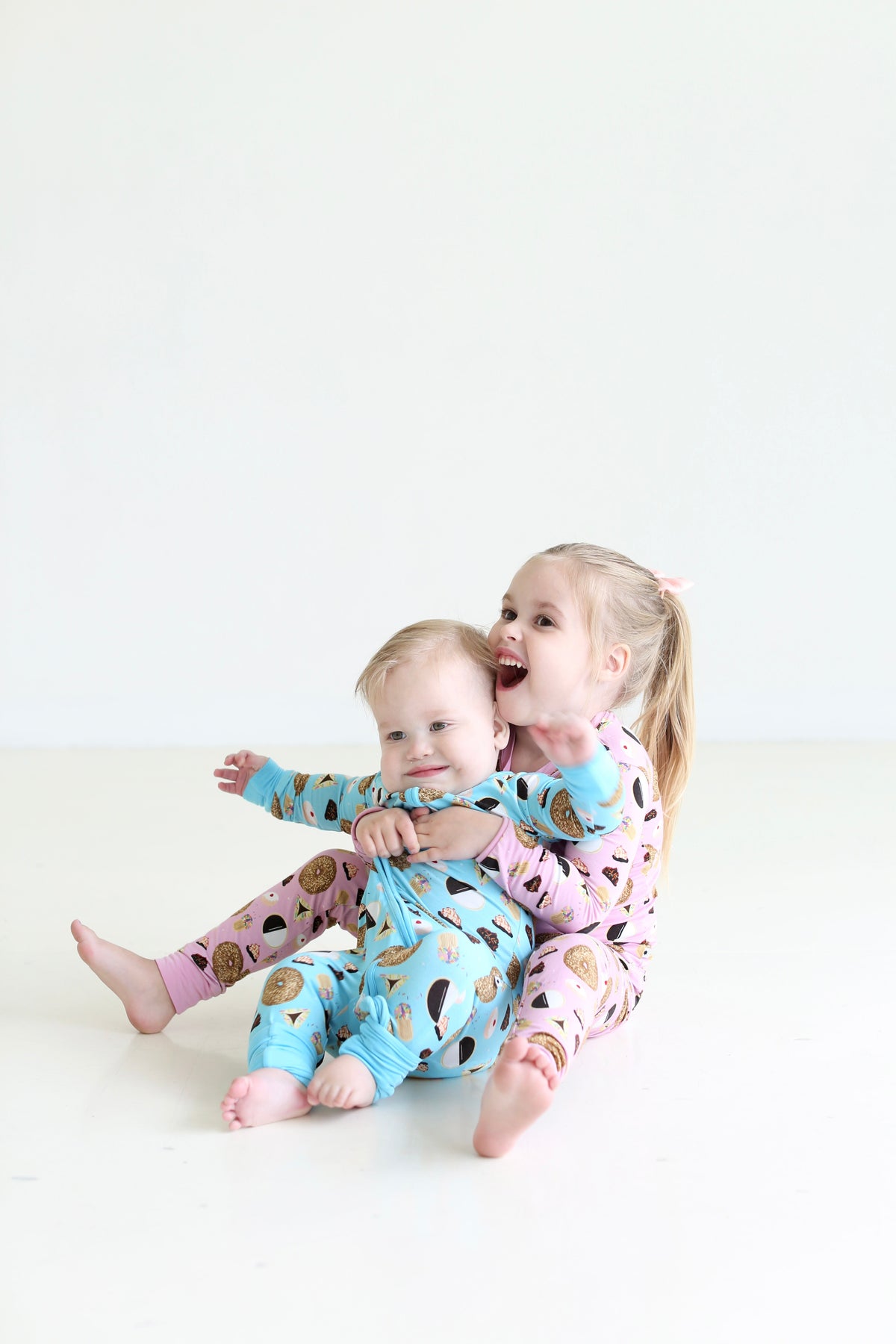 Jewish food baby pajamas- Peace Love Light Shop