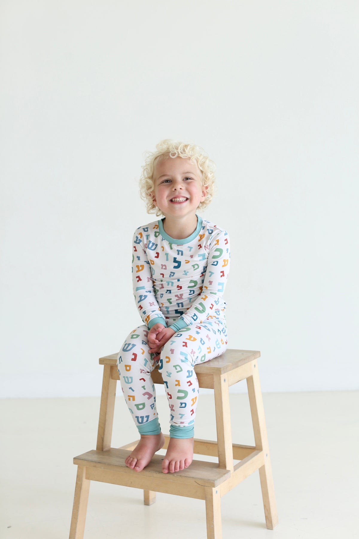 Hebrew Alphabet Pajamas- Peace Love Light Shop