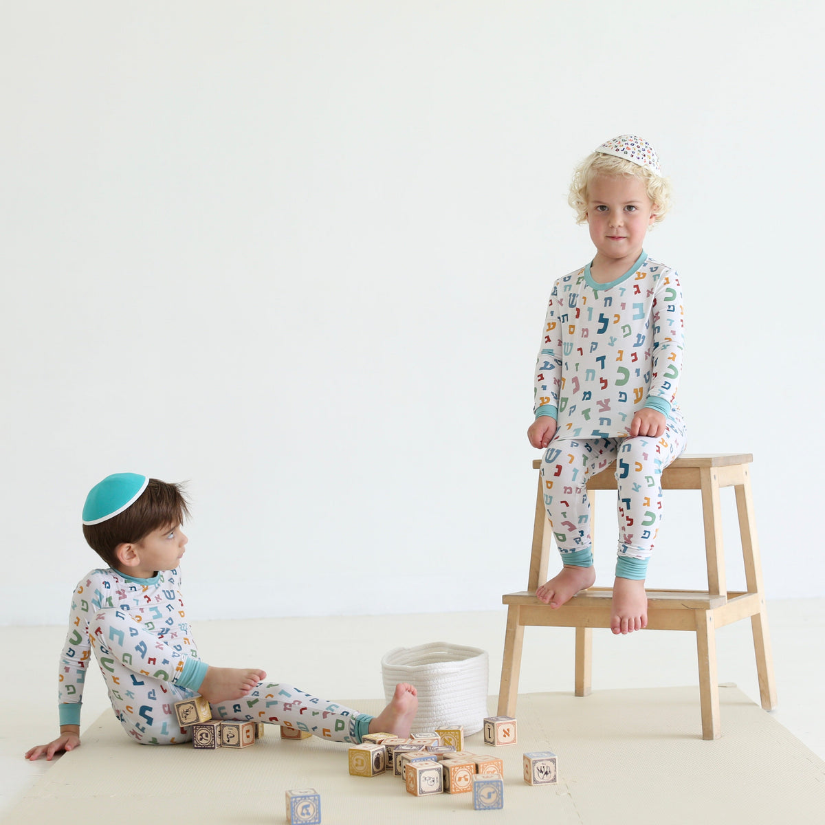 Hebrew Alphabet Pajamas- Peace Love Light Shop