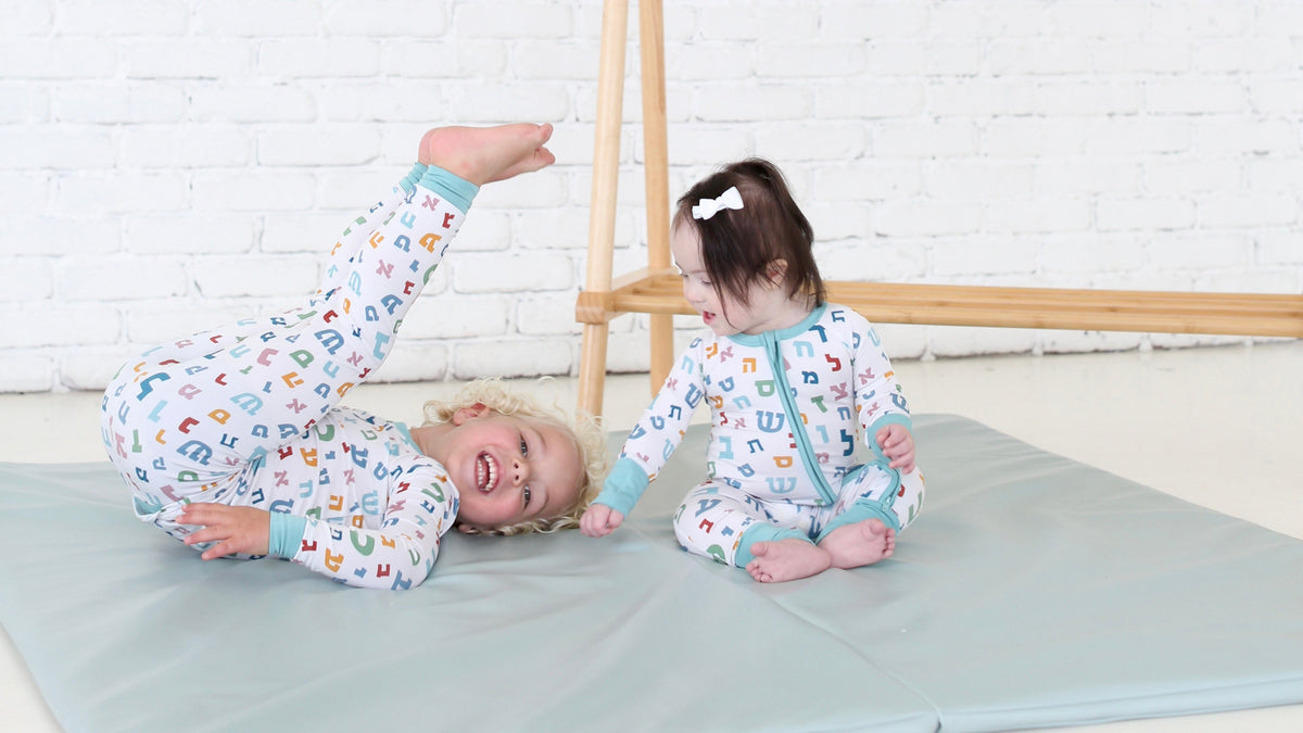 Hebrew Alphabet Pajamas- Peace Love Light Shop