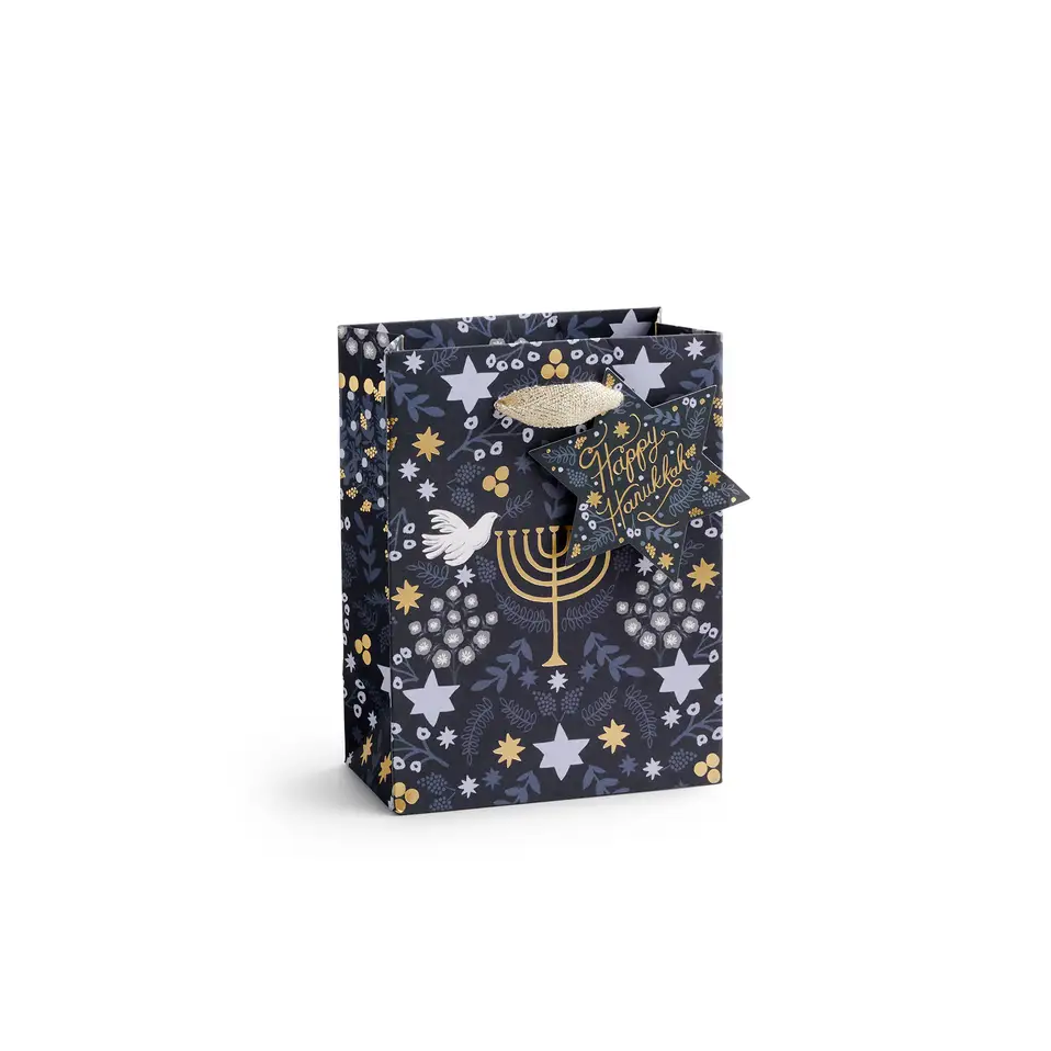 Rifle Paper Hanukkah Gift Bag- Peace Love Light Shop
