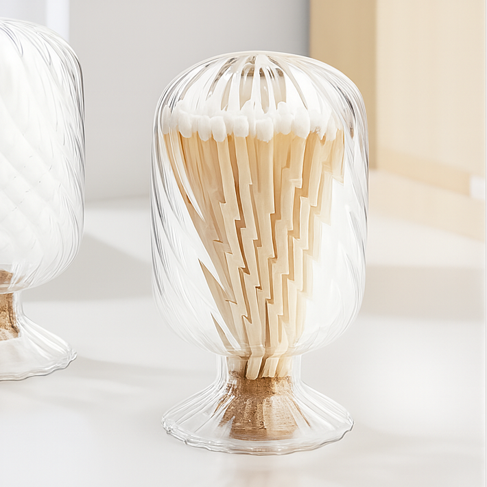 Match Cloche, White Matches- Peace Love Light Shop