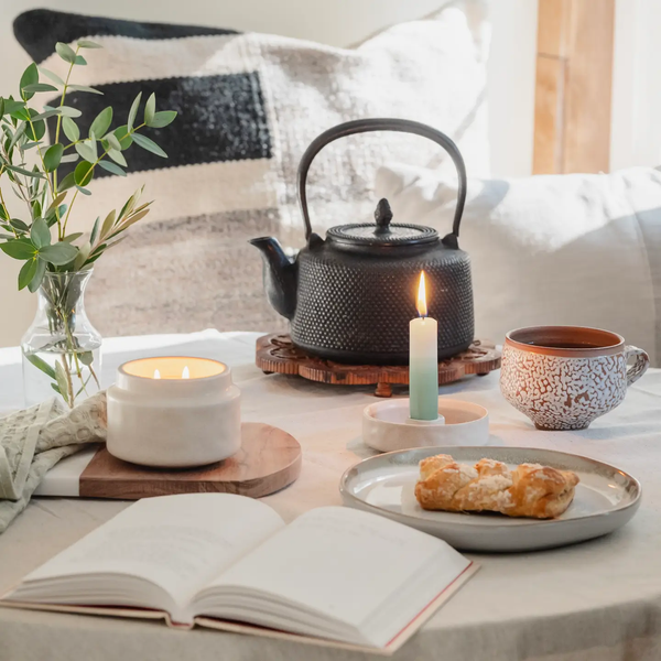 Candles, Shabbat, Dipped Blue - Peace Love Light Shop