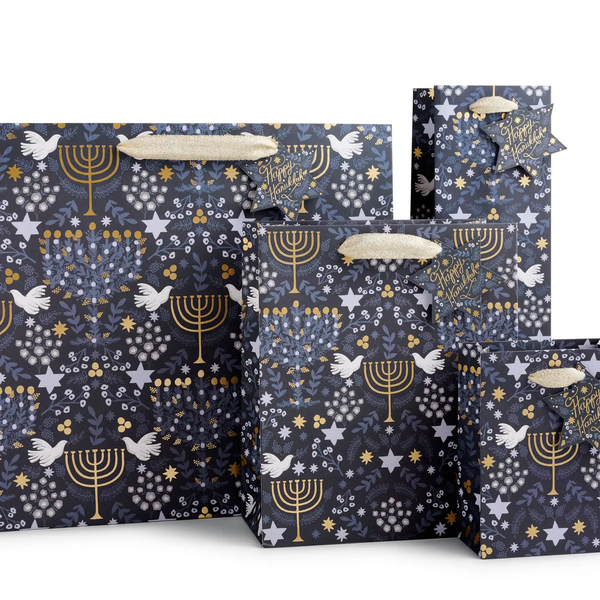Rifle Paper Hanukkah Gift Bag- Peace Love Light Shop