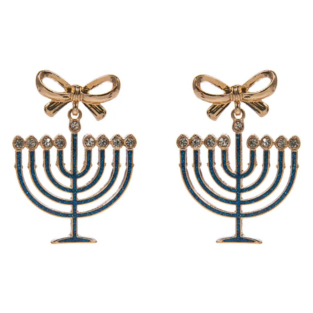 Hanukkah earrings- Peace Love Light Shop