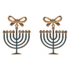 Hanukkah earrings- Peace Love Light Shop