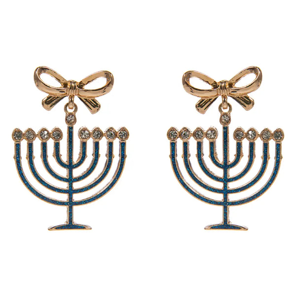 Hanukkah earrings- Peace Love Light Shop