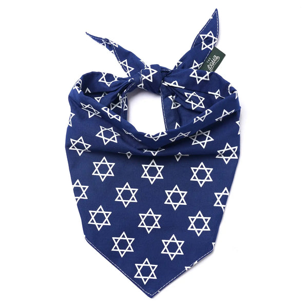 Hanukkah dog bandana- Peace Love Light Shop