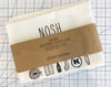 Nosh Jewish Food A-Z Tea Towel -Peace Love Light Shop