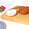 Bamboo Wood Challah Board with Porcelain Bowl - Peace Love Light Shop