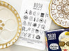 Nosh Jewish Food A-Z Tea Towel -Peace Love Light Shop
