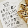 Nosh Jewish Food A-Z Tea Towel -Peace Love Light Shop