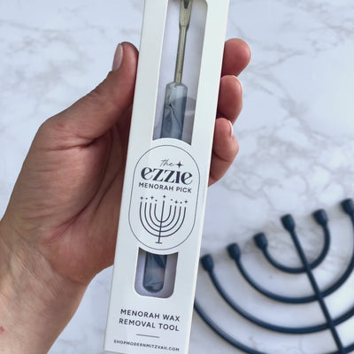 Hanukkah Menorah & Candle Pick- Peace Love Light Shop